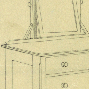 Drawing, Design for Bureau
