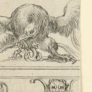 Print, Plate from Frises, Feuillages et Grotesques (Friezes, Foliage and Grotesques), ca. 1645