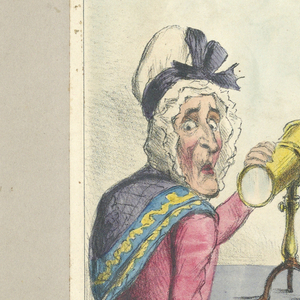Print, "The Microscope", Spooner