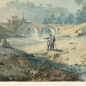 Drawing, Mountainous Landscape, 1720–40