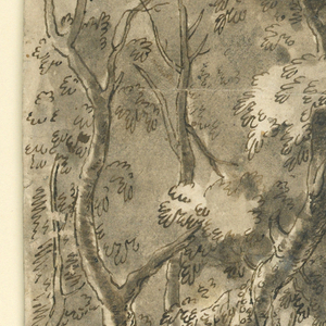 Drawing, Tree in Landscape, 1650–1700