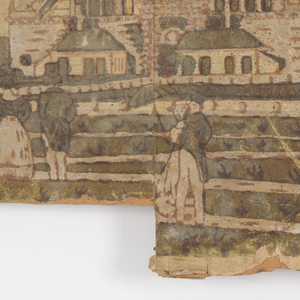 Bandbox Fragment, Castle Garden, ca. 1835