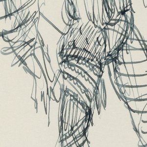 Drawing, Costume Design: Carnival Costume with Mask