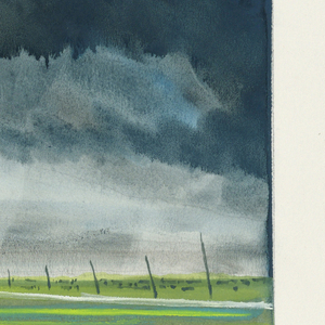 Drawing, Stage Design: Rainstorm, for 110 in the Shade, 1963
