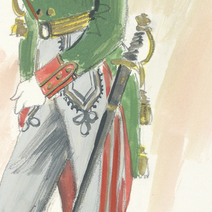 Painting, Costume Design: Count Tomsky Chaplitsky, for Pique Dame, 1965