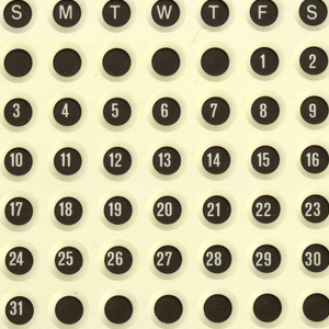 Time Frame Calendar, 1986