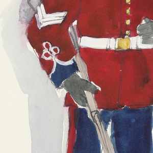 Drawing, Costume Design: Sgt. Musgrave, for Sgt. Musgrave