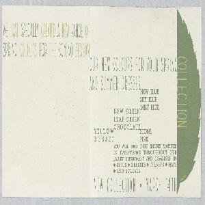 Announcement, Fortnum and Mason Spring 1933 Collection, ca. 1933