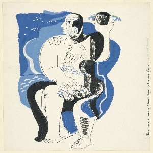 Drawing, Design for a Book Cover: "Marina" by T.S. Eliot, 1930
