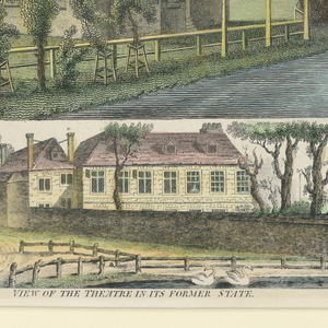 Print, Exterior View of The Sadler