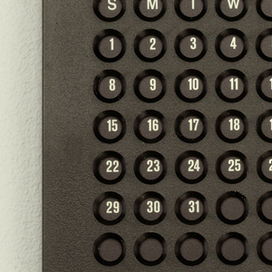 Time Frame Calendar, 1986