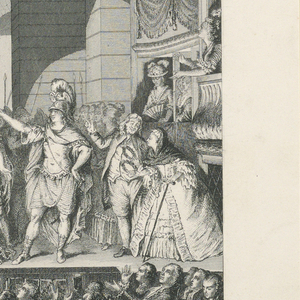 Print, The Crowning of Voltaire at the Comedie Francaise
