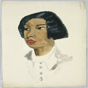 Drawing, Portrait of a Woman