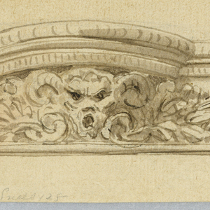 Drawing, Design for an Entablature, 19th century