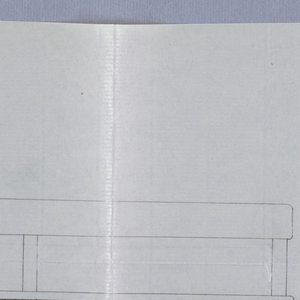 Drawing, Design for Stuffed Sofa/Hall Seat