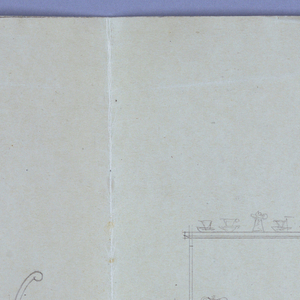 Drawing, Design for Dining Table: Tea Wagon, 1900–05