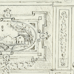 Drawing, Design for a Ceiling, 19th century