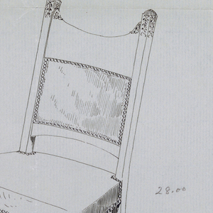 Drawing, Designs for Chairs