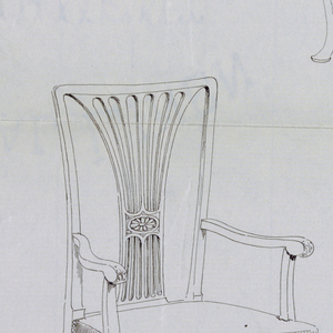 Drawing, Designs for Chairs