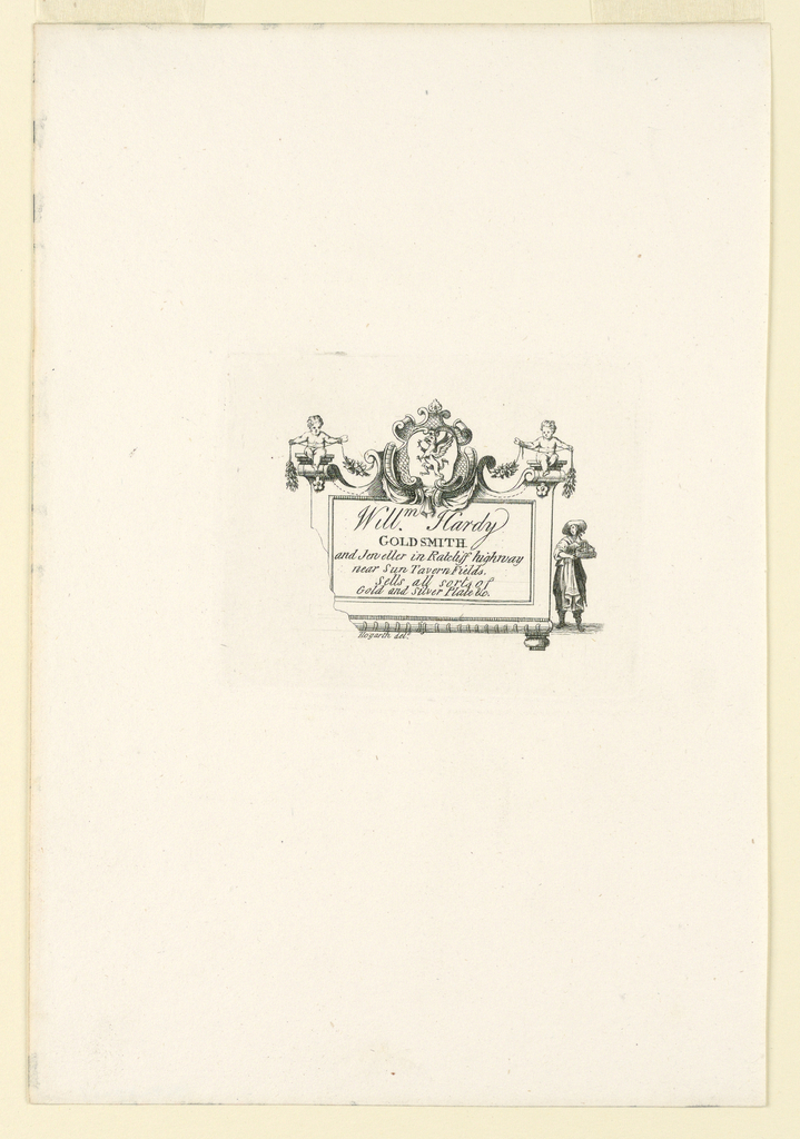 Print, William Hardy's Shop Card