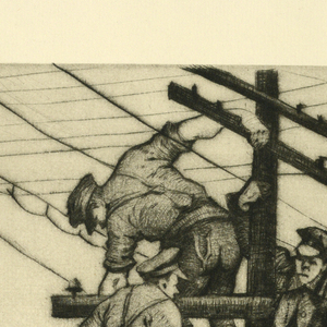 Print, The nerves of an army, ca. 1918