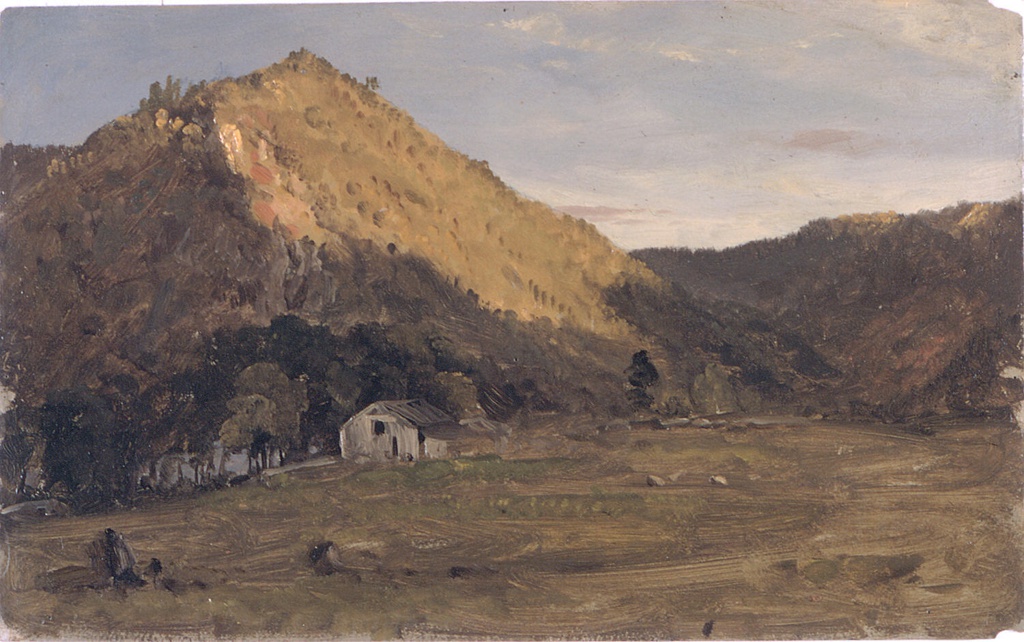 Drawing, Autumn Mountains, Hot Springs, North Carolina Drawing, Autumn Mountains, Hot Springs, North Carolina