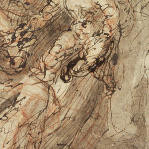 Drawing, The Holy Family and St. John, early 17th–mid- 17th century