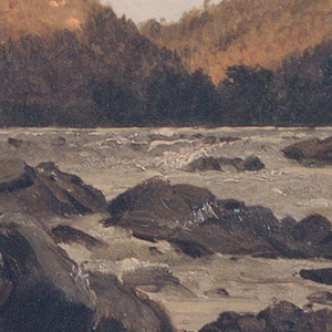 Drawing, Autumn Landscape in North Carolina, 1865–70