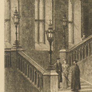 Print, Stairway,Divinity School, Oxford