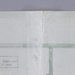 Drawing, Plan of Living Room in Residence for F. W. Phillips, Esqre, 1900–05