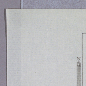 Drawing, Design for Mirror & Piano Bench