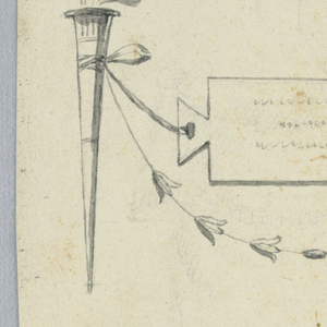 Drawing, Design for a  Two Friezes, early 19th century