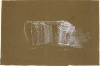 Drawing, Lower Falls, Genesee River, Rochester, New York