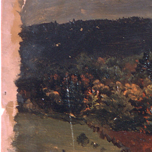 Drawing, Maine or Stockbridge, Mass. view, September 1848