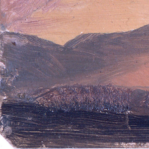 Drawing, Sunset, Hudson Valley, June 1870