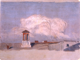 Drawing, Roofs of an Italian Town