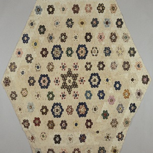 Patchwork Bedspread (possibly England), 1800–1850