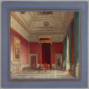 Drawing, Sala del Thorvaldsen, Rome, 1845