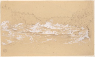 Drawing, Niagara River Gorge, New York