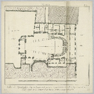 Print, Floor Plan of First Tier Boxes for an Opera House, 18th century