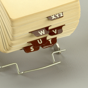 Autodex Rotary Telephone Index Telephone Index, ca. 1950