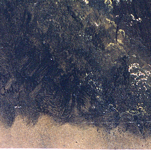 Drawing, Steep hillside, July 1865