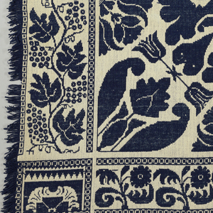 Coverlet (USA), ca. 1850