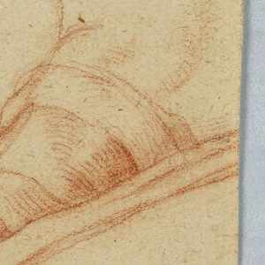 Drawing, Two Sketches of a Foot, early 18th century
