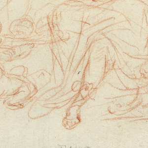 Drawing, Figure Crowned by Angel with Putti, 1600–1800