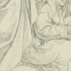 Drawing, Episode from the Life of St. John the Baptist, after Andrea del Sarto, 1700–1900