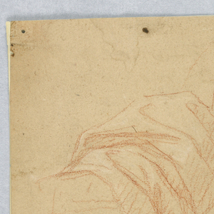 Drawing, Study of a Figure with Heavy Drapery, 17th–19th century