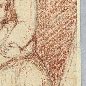 Drawing, A Woman with Two Children, 1750–1900
