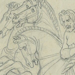 Drawing, A Chariot Procession, ca. 1800
