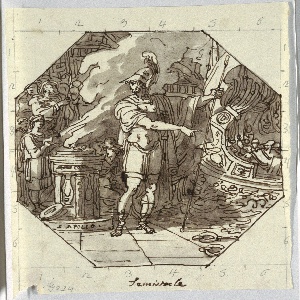 Drawing, Themistocles, 1811